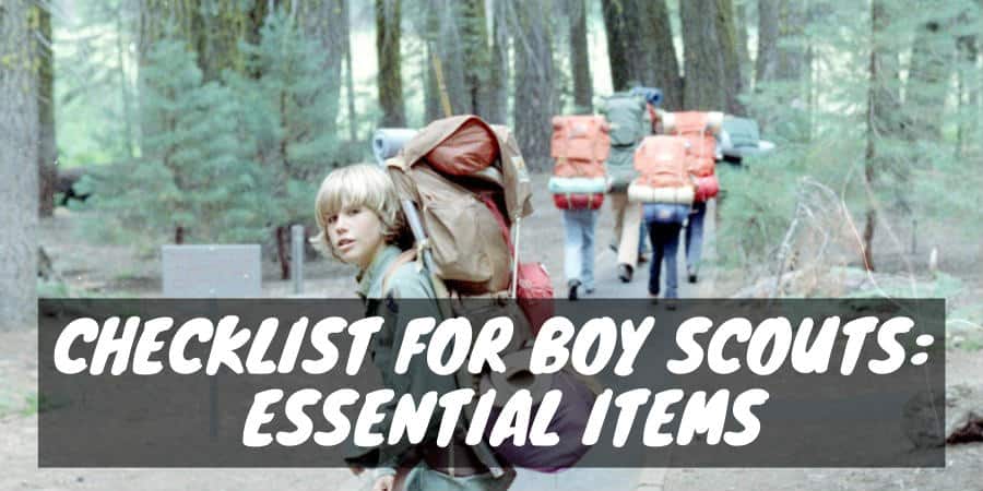 Checklist for Boy Scouts: Essential Items